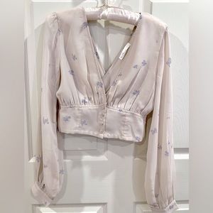 Oak and Fort Floral Blouse